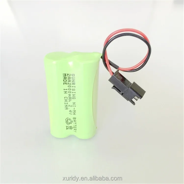 Ni Mh aa 2000mah 2.4v rechargeable battery pack