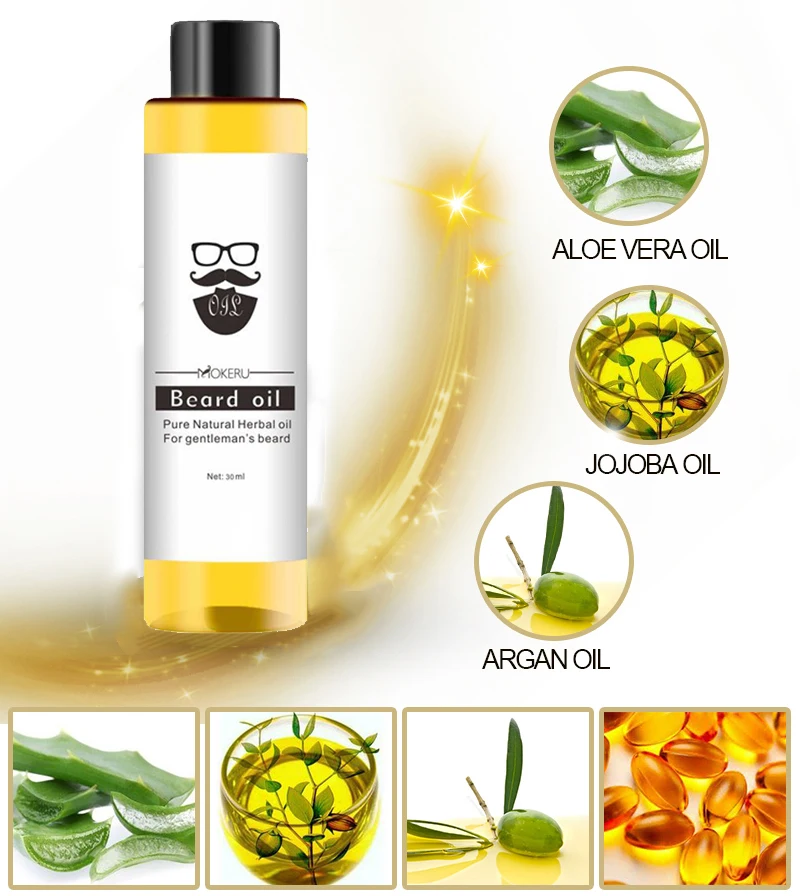 
Dropshipping Mokeru 30ml Organic Beard Oil Products Anti Hair Loss Products Natural Beard Growth Oil For Men Beard Care Organic Beard Oil For The Growth Of The Men Beard Grow