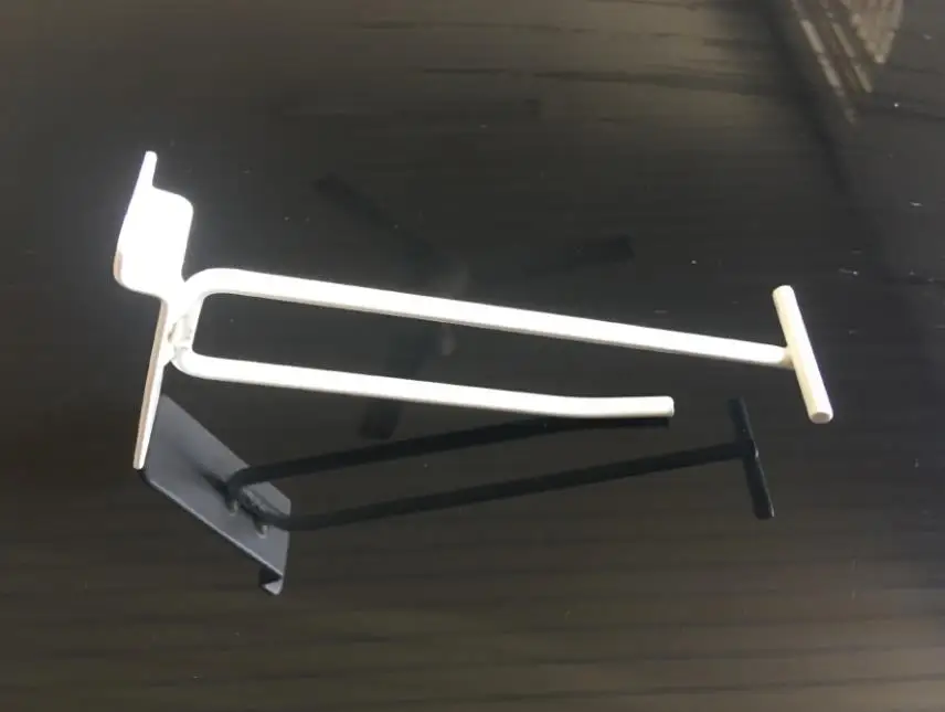 wholesale high quality metal chrome supermarket display peg board hook slat wall hook