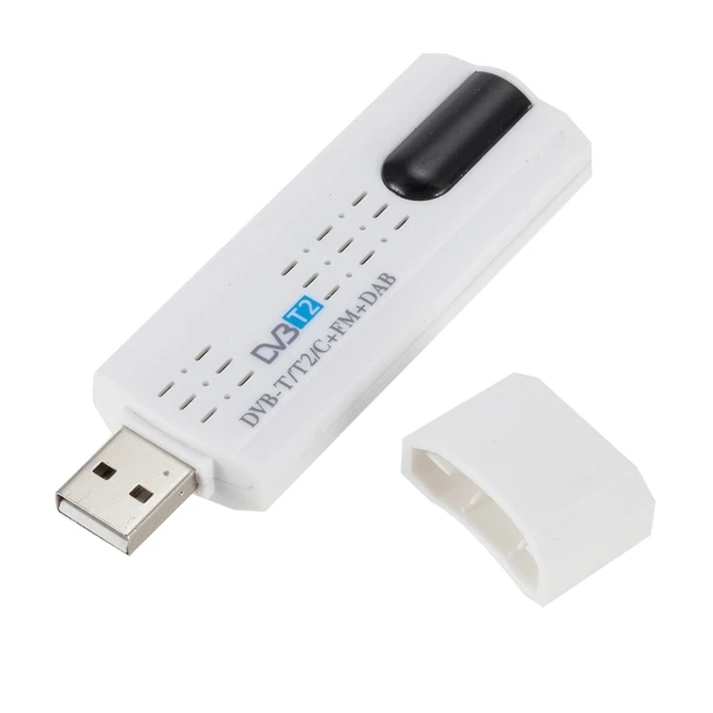 Телетекст мини USB DVB-T2 ТВ-тюнер часы и запись цифрового ТВ на ПК или ноутбуку