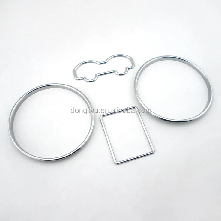 CHROME gauge cluster bezel car dashboard dial ring for VolksWagen Golf4/Mk4/Jetta4