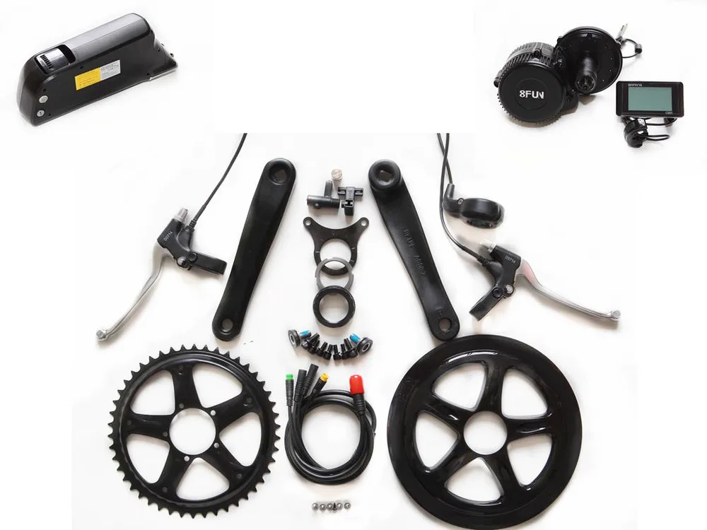 High Quality 8fun Bafang BBS02 48v 500w Mid Central Crank Motor Electric Bicycle Bike Conversion Kit 750w Tricycle 48v,48v 68mm