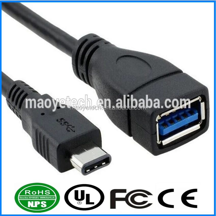 
High Quality USB3.1 Type C Male To USB3.0 Female OTG Extension Cable 