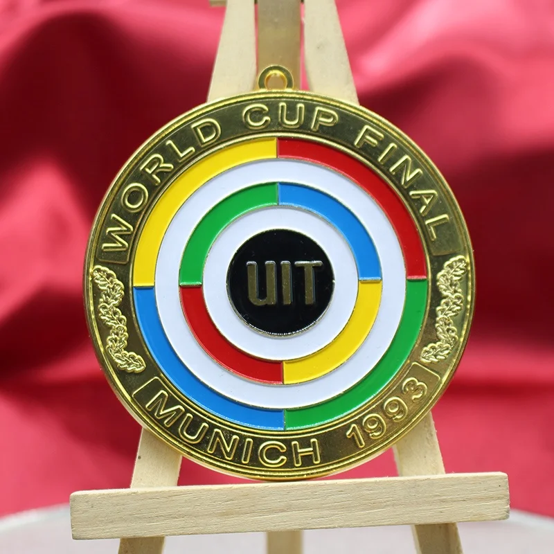 Custom Gold Metal Award Medals for Shooting World Cup