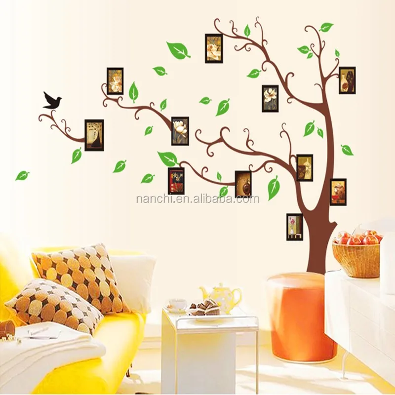 Big Tree photo kids Removable vinyl wall stickers for kids rooms home decor decals WaLL mural stickers on the wall 120*170cm