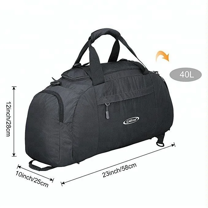 Sublimation logo back pack bags with cooler compartment,Fitness Sports Gym Bag with Shoe Compartment