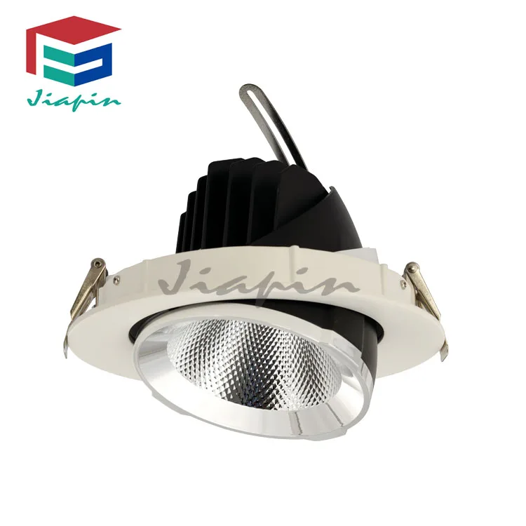 
18cm cut out 30w boutique museum adjustable recessed LED COB downlight 