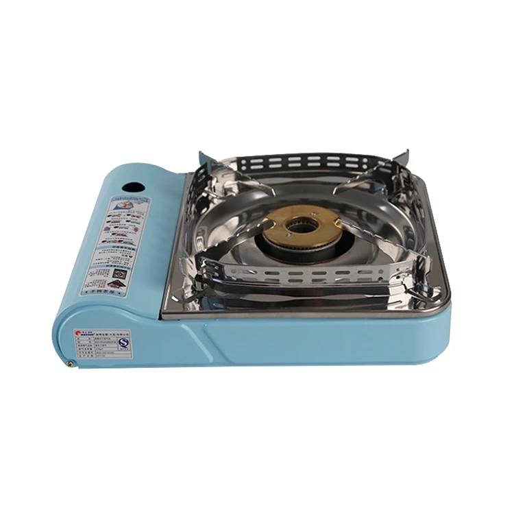 Wholesale Professional Camping Outdoor Hiking Topflame Blue Color Portable Butane Gas Stove Survival Kit Gas Stoves