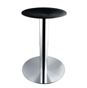 Cast Iron Pedestal Table Bases Black Table Leg Flat Shape Plate Base