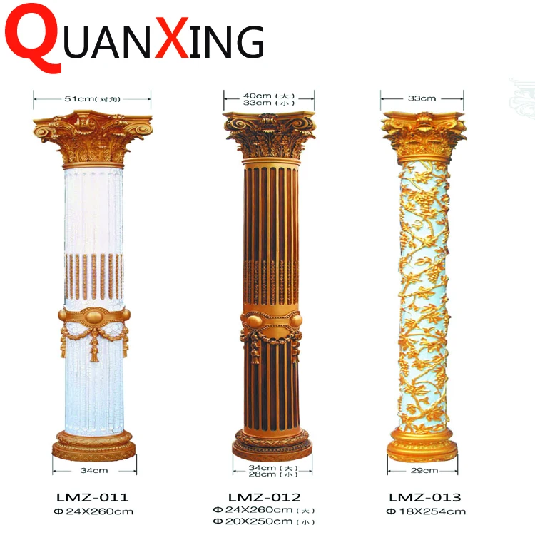 
Alibaba new design decorative pvc columns 