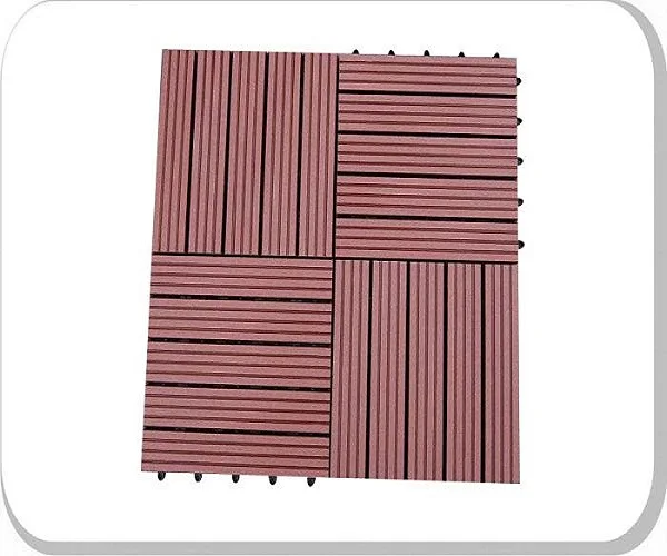 
Easy Installation Wood Plastic Composite DIY WPC Decking Tiles 