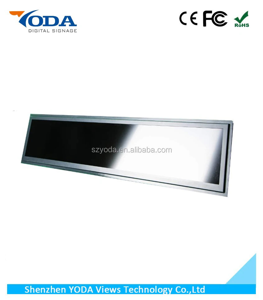 
28inch LCD line screen trailer information display board for Metro /Bus/Train 