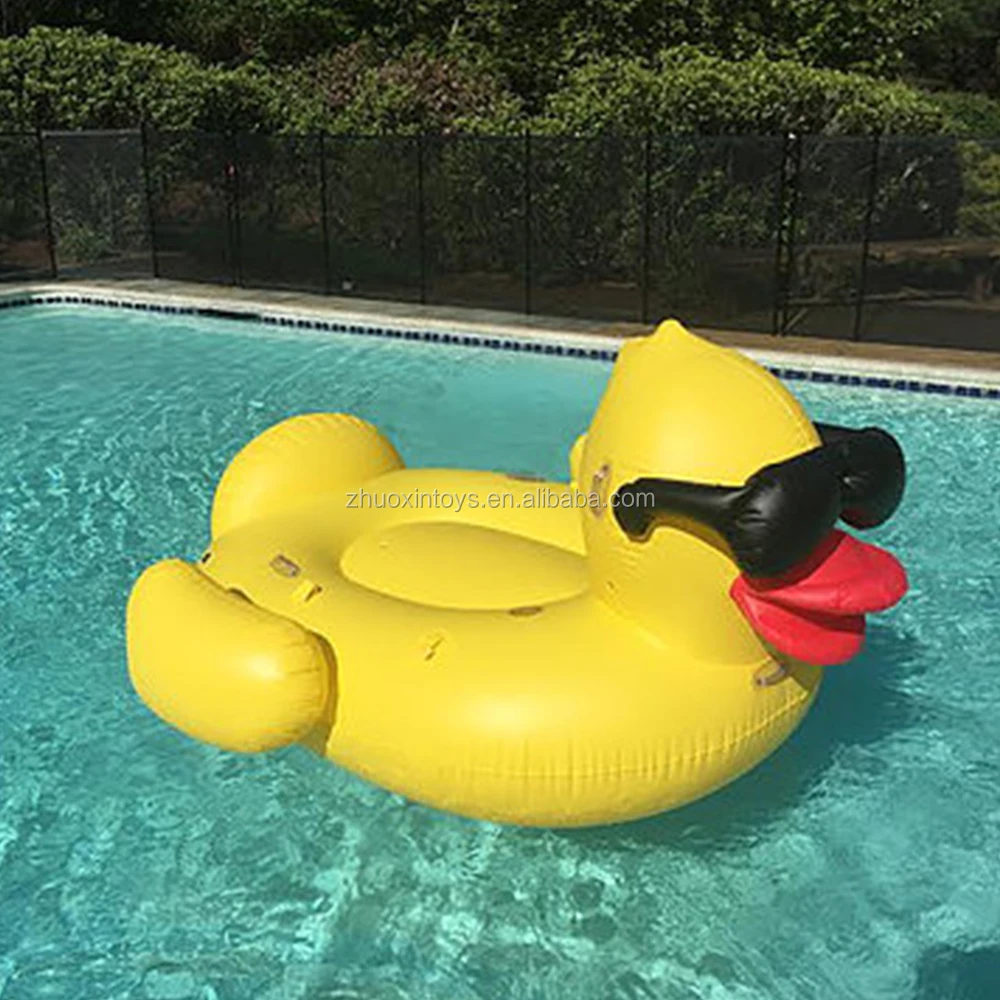 Summer hot yellow Inflatable adult size rubber Duck Pool Float