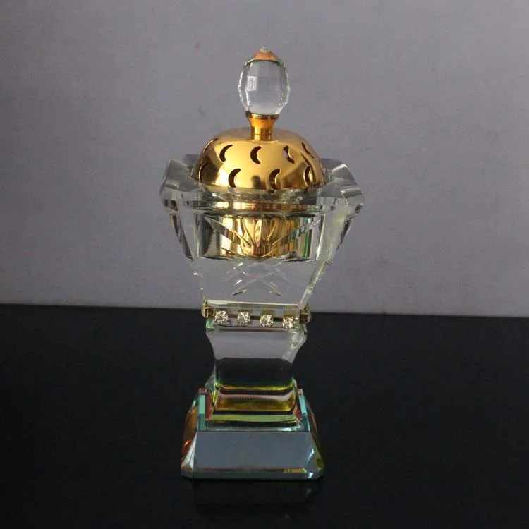 Новый дизайн Арабская курильница Хрустальная масляная горелка