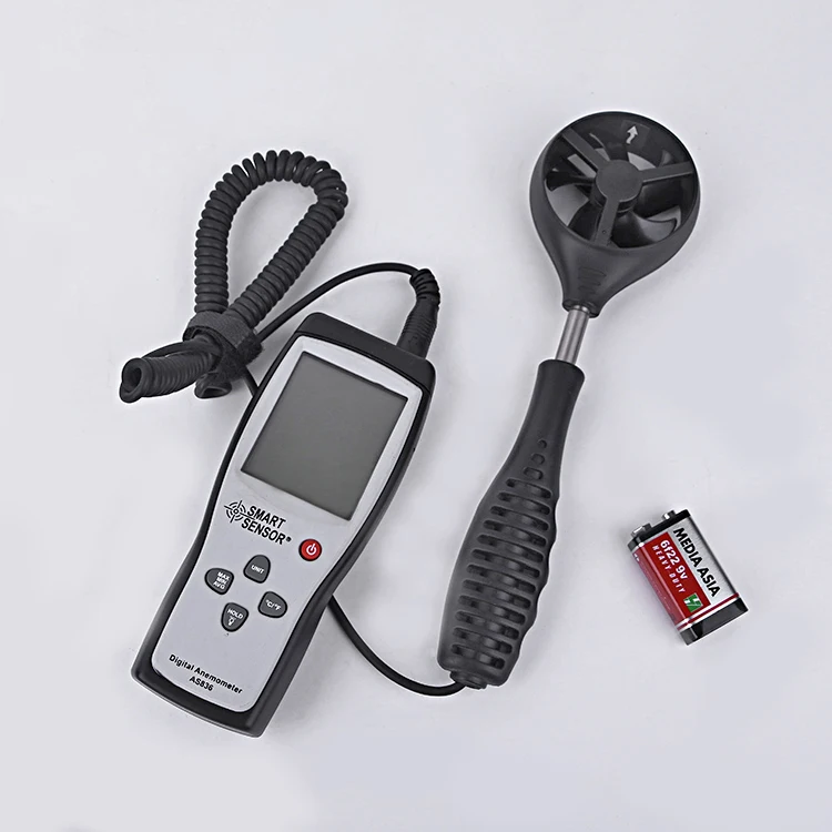 AS836 Excellent Quality Speed Measuring Instruments Digital Anemometer