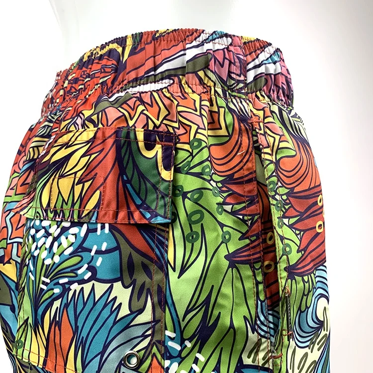 High Quality All Over Dye Sublimation Printing Board Shorts Swim Trunk For Men