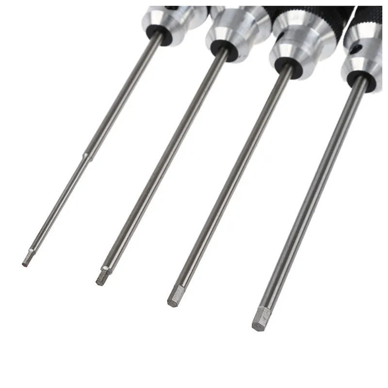4pcs Hex ScrewDriver Set RC Hex Driver Set Titanium Hexagon Screwdriver Wrench RC Tool Kit