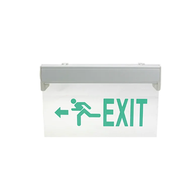 Top Quality LED Emergency Exit Sign LE297 clear exit sign