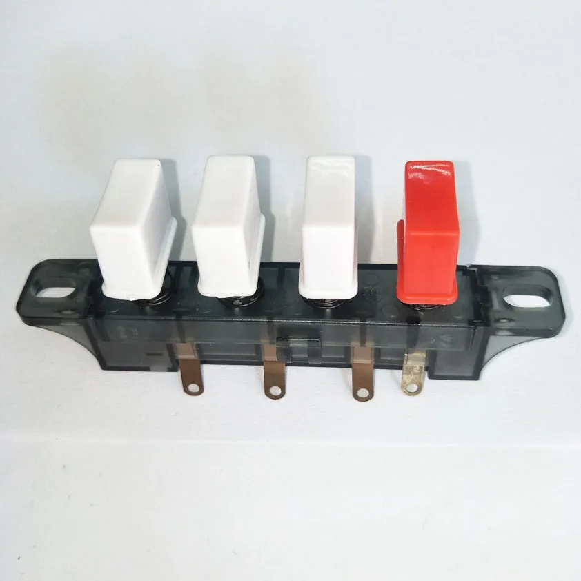 Electric table fan switch 4 keys soldering wiring push button keyboard switches