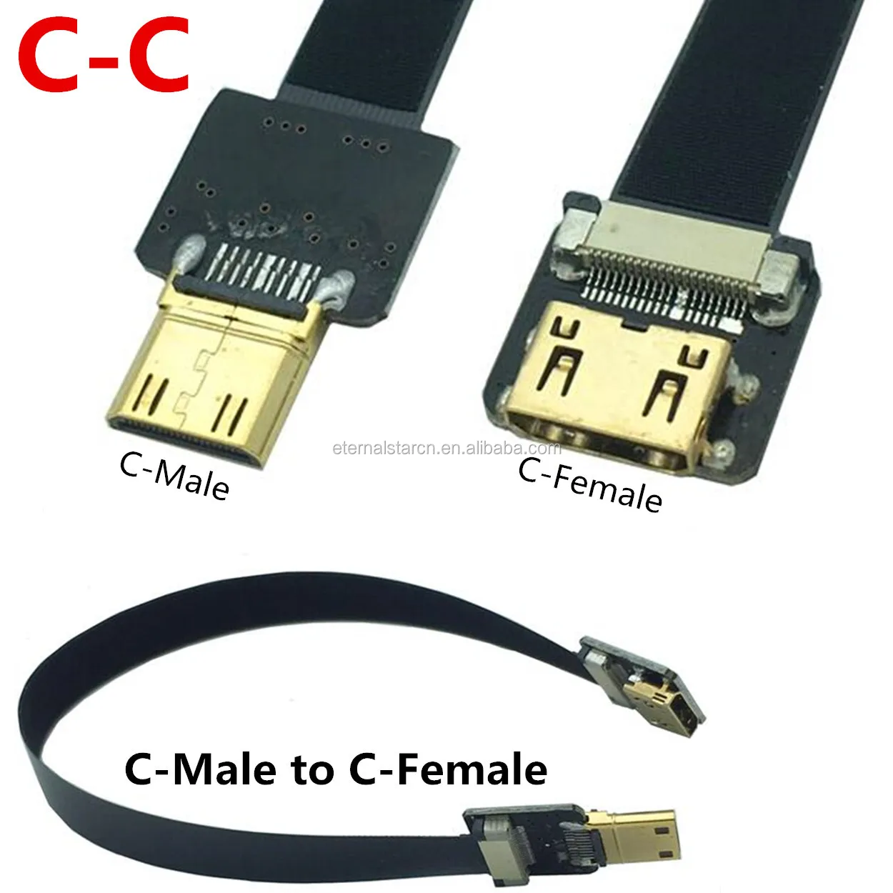 FPV Camera cable Flat Flex Ultra Thin hdtv connector