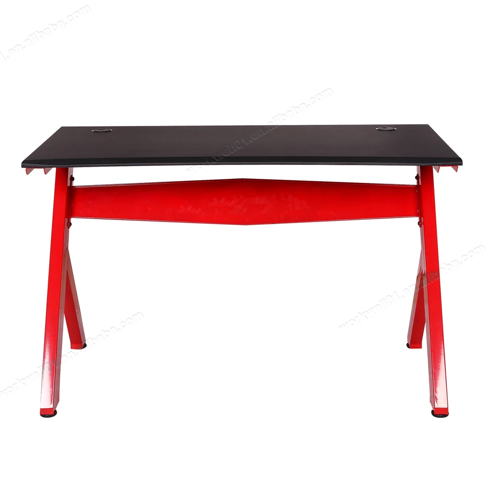 Cool design red and black office gaming desk table