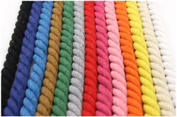 Wholesale 3-strand twisted cotton rope/10mm macrame cord/decor DIY cords