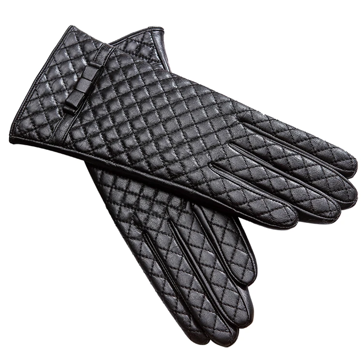 Factory Supply leather glove cow split leather working gloves touch screen glove