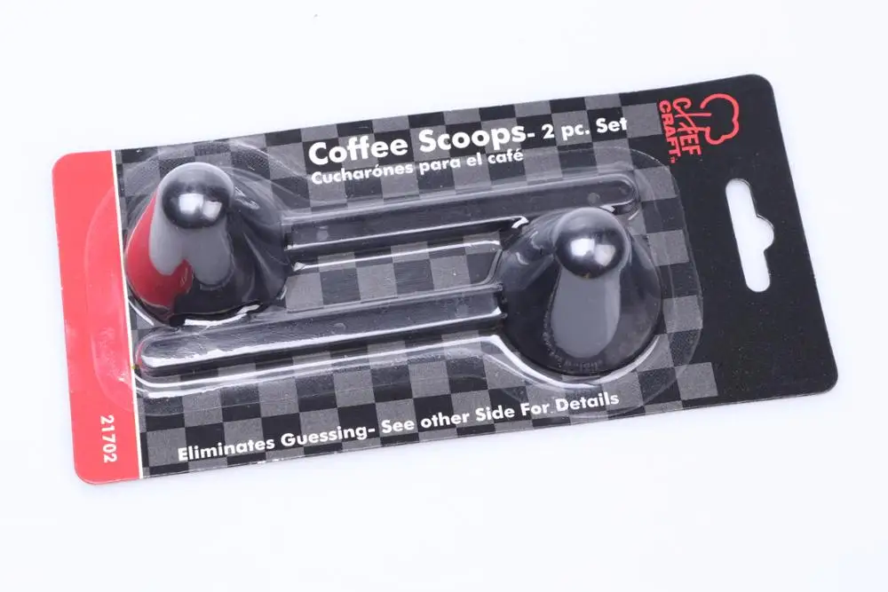 20ml black Perfect plastic Coffee Measuring Spoon Scoop for Pouring Ground Tea, Cocoa, Sugar, Salt, Herbs Spices