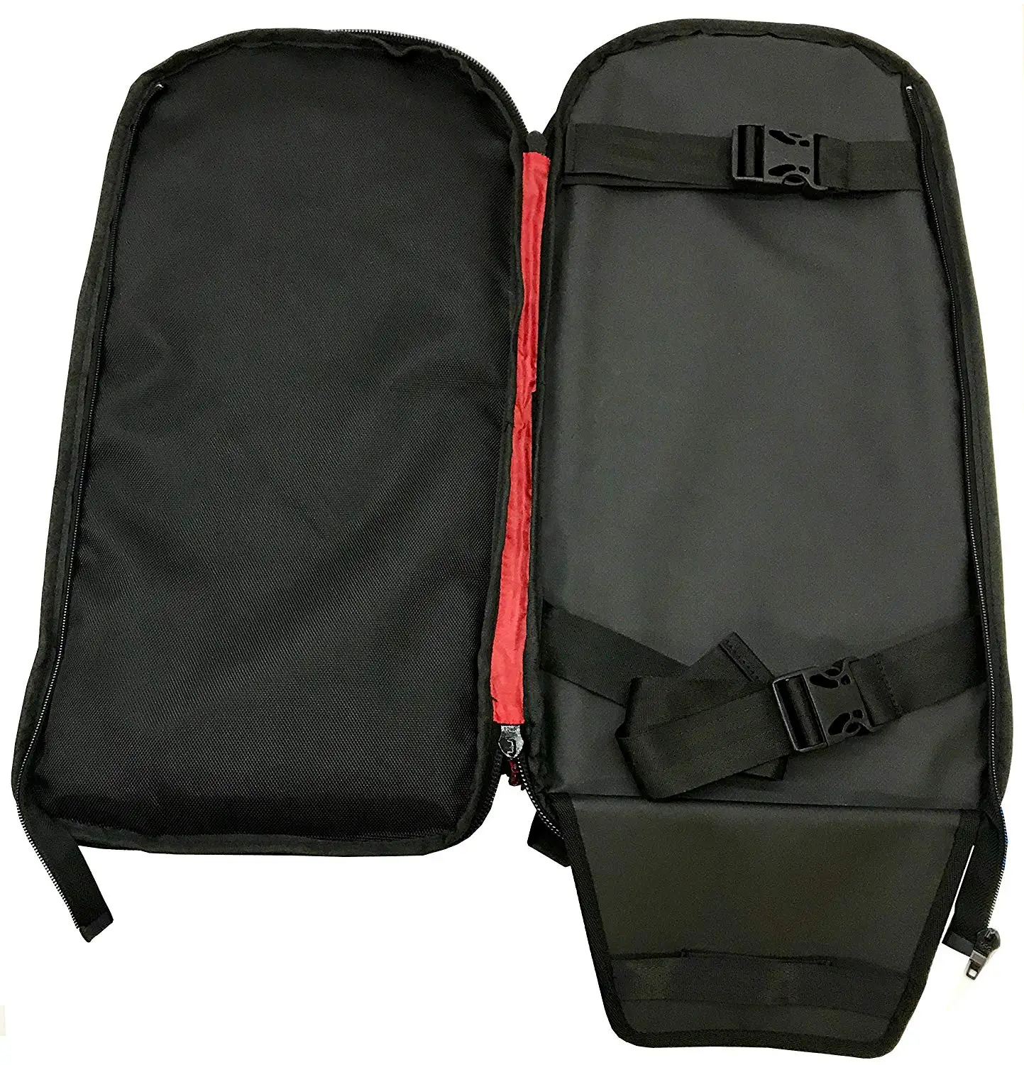 Heavy duty durable boosted board backpack skateboard bag with longboard carry panel