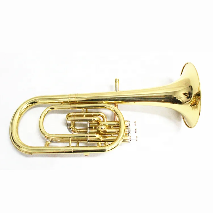  Сделано в Китае профессиональный оркестр высококачественный гудок из латуни колокольчик меди золотистый лакированный альт-гудок