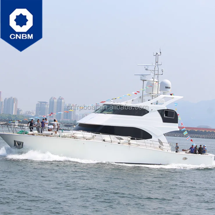 
84 ft RS Classification Society Fiberglass Hull Material Large Yacht Luxury Boat for Sale Dubai 