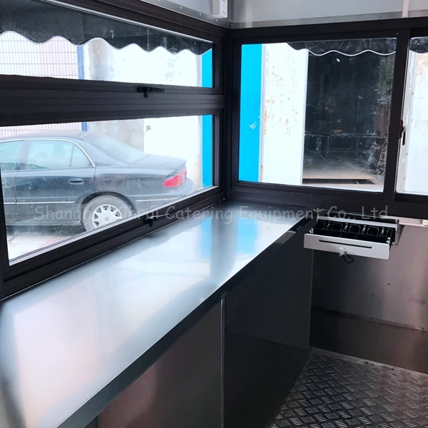 Used Mobile Food Kiosk Kitchens Vendor Fruit Car Milk Cart Car Nut Fiber Glass Milk Food from Japan for Sale Mobile Restaurant