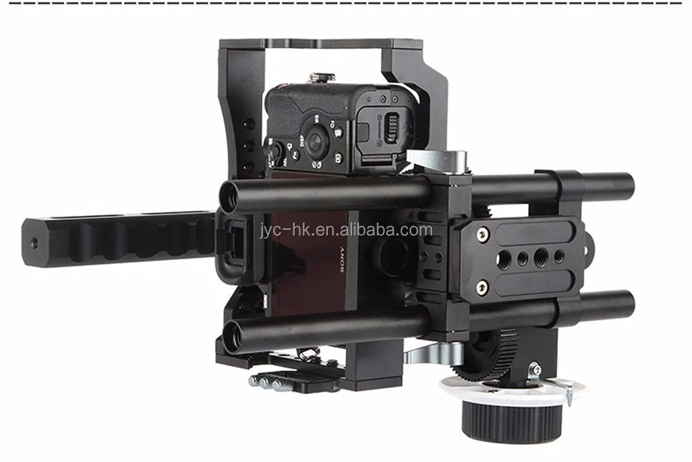 Video Recording Camera Accessory VILTROX VX-11 DSLR Rod Rig Camera Video Cage Kit & Handle Grip