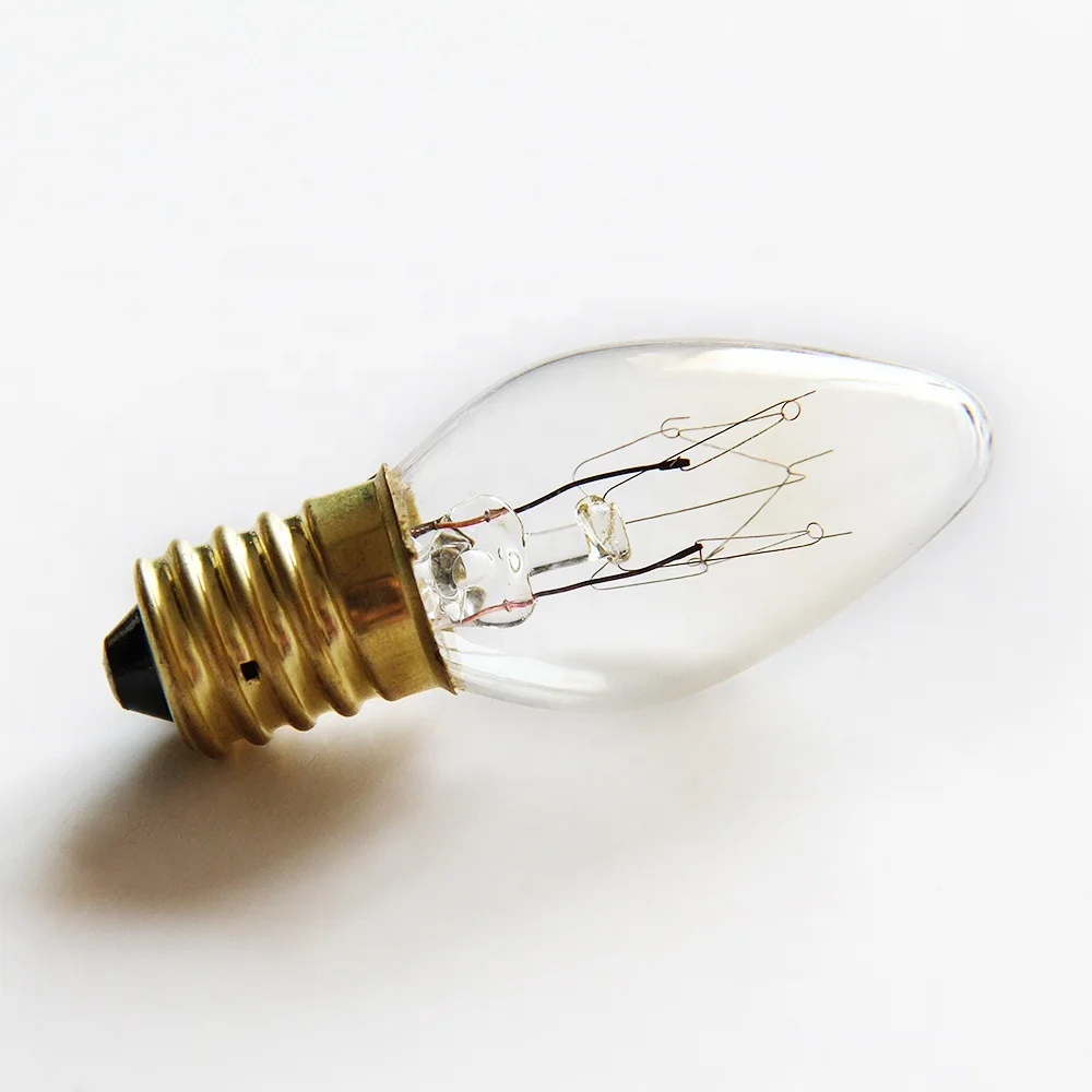 C7 прозрачная Красивая цветная лампа для