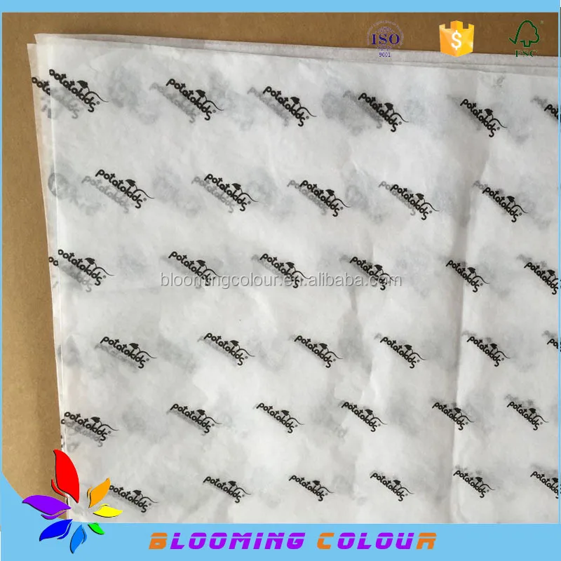 Widely used goods packaging high Quality custom printed Tissue Paper/warpping tissue paper