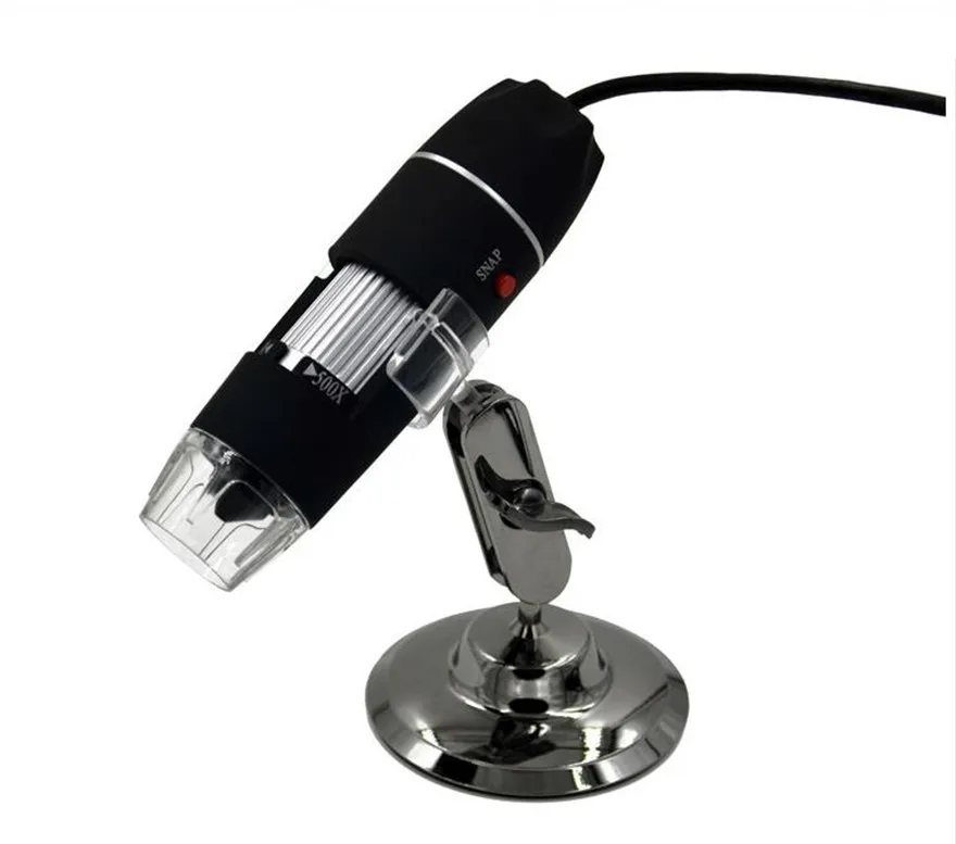 Portable USB Digital microscope 200X 800X 1600X 500X 50 X ~ 500X In-built White Light 8 LED magnifier Endoscope Video Camera