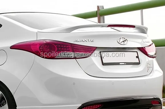 ABS TRUNK SPOILER FOR ELANTRA 2012 WITH LED LIGHT