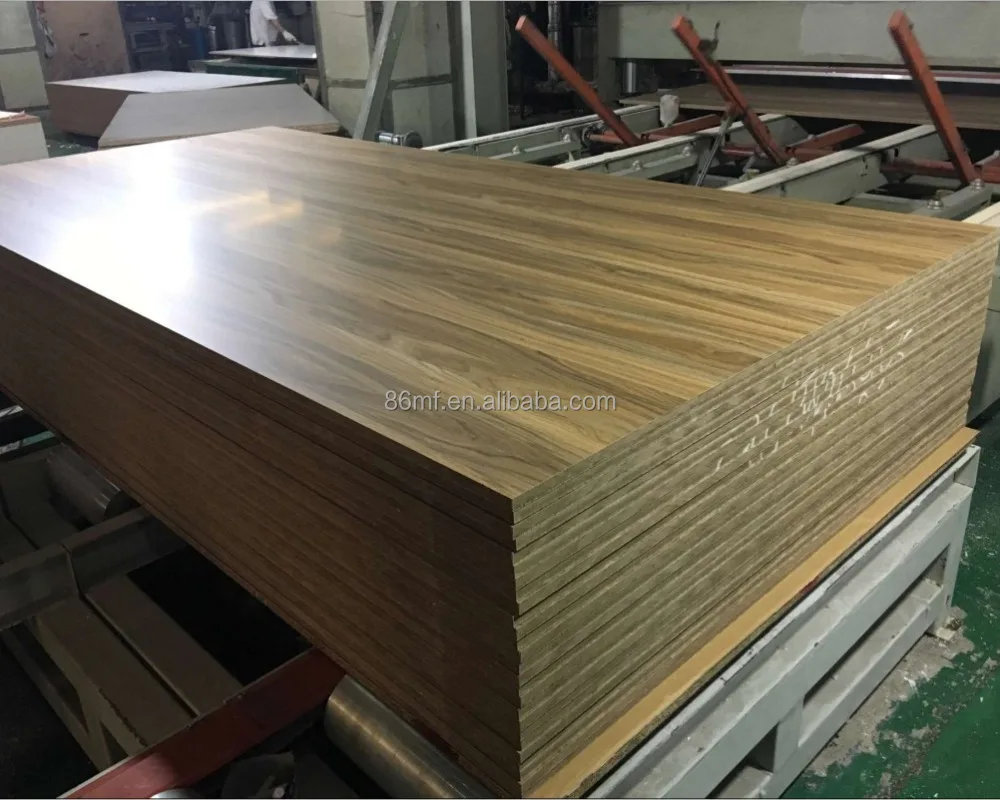4x8 furniture grade embossed melamine laminated mdf board
