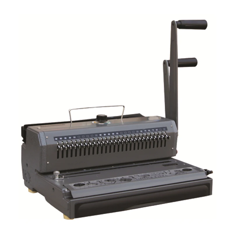 
SG-0608B Desktop electric 2:1 and 3:1 double wire 2in1 punching and binding machine 
