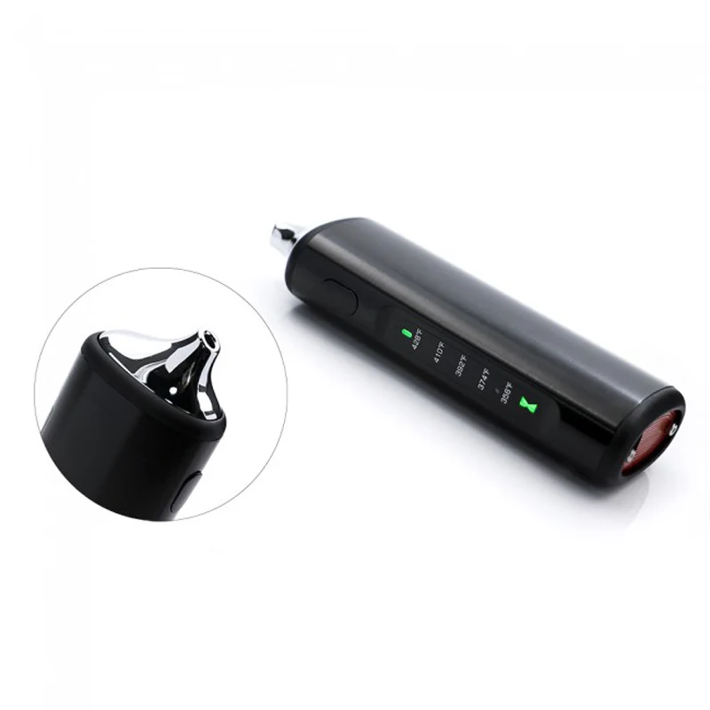 
Hot Selling 3 in 1 Vaporizer Black Widow Dry Herb 2200 mAh Lithium Battery With Ceramic Heating System 