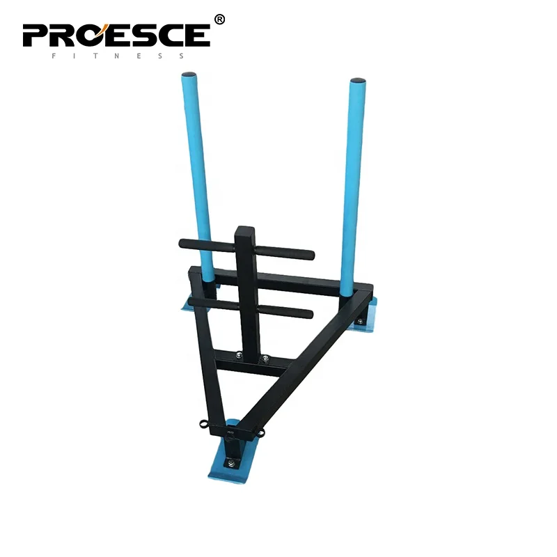 Training Power Sled Fitness Pull and Push Speed Weight Plate Sled