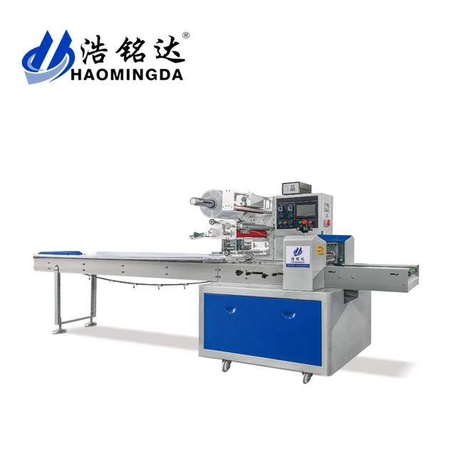 
Automatic Factory Price Horizontal Pillow Type Food Egg Roll Wonton Wrapper Flow Packing Machine 