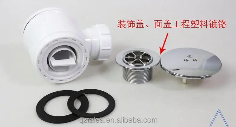 
Plastic Showerroom bathroom fittngs with chromed palting cover 