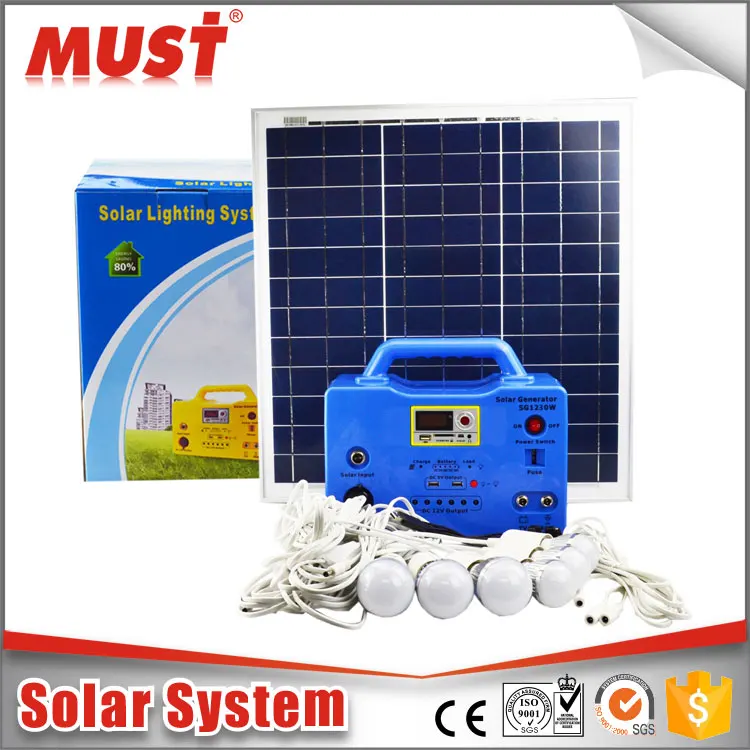 MUST HOT SALE home solar system mini Wholesale small solar generator use for portable home solar lighting system