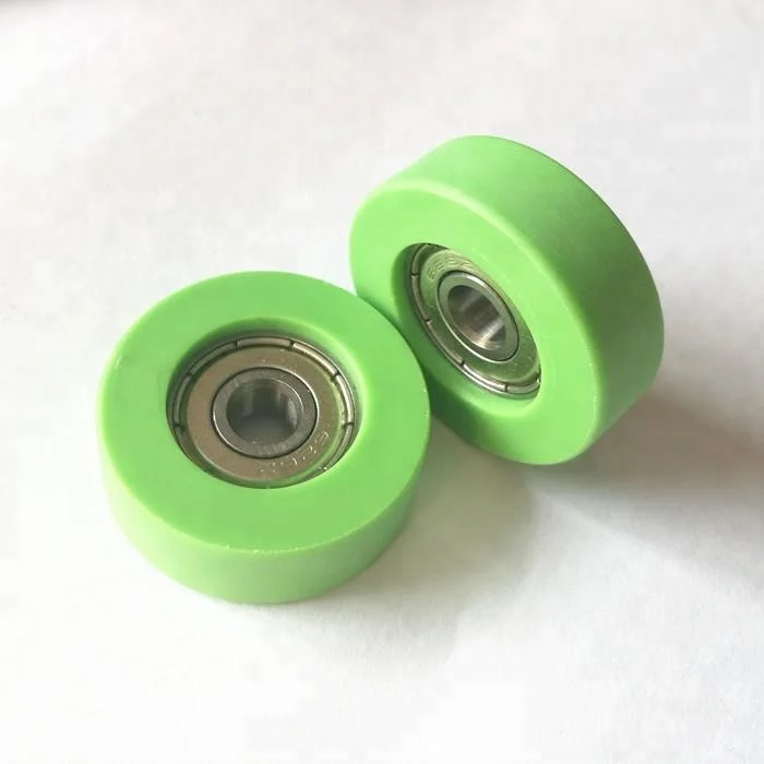 Шарикоподшипник с нейлоновым покрытием, пластиковые ролики для двери