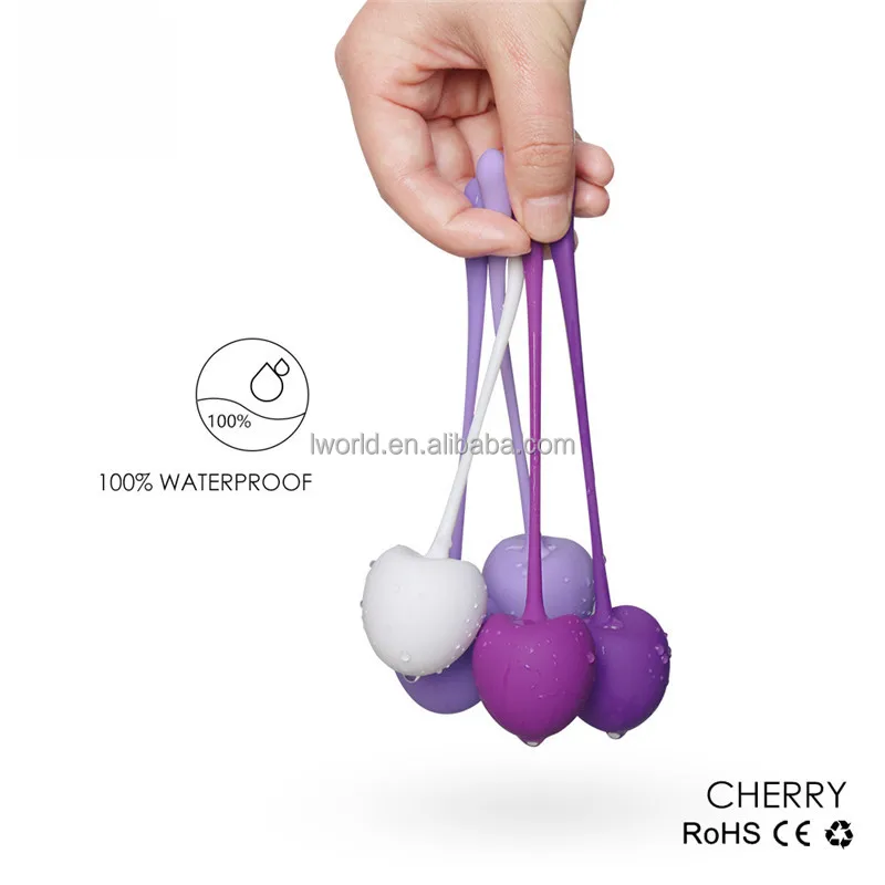 Cherry Pelvic Floor Strengthening Muscle Tightening Kegel Ball Stress Ben Wa Balls for Women Training