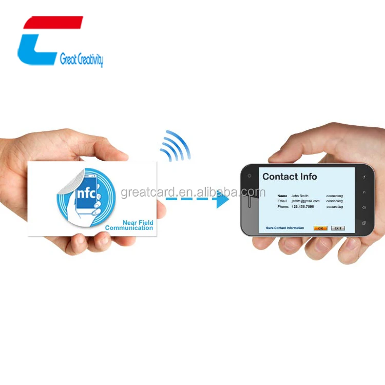 
NTAG213 Chip Paper NFC Card 