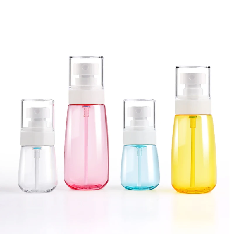 Empty PETG fine mist spray bottle / plastic mister spray dispenser / refillable spritzer bottle BPA Free 30ml, 60ml, 80ml,100ml