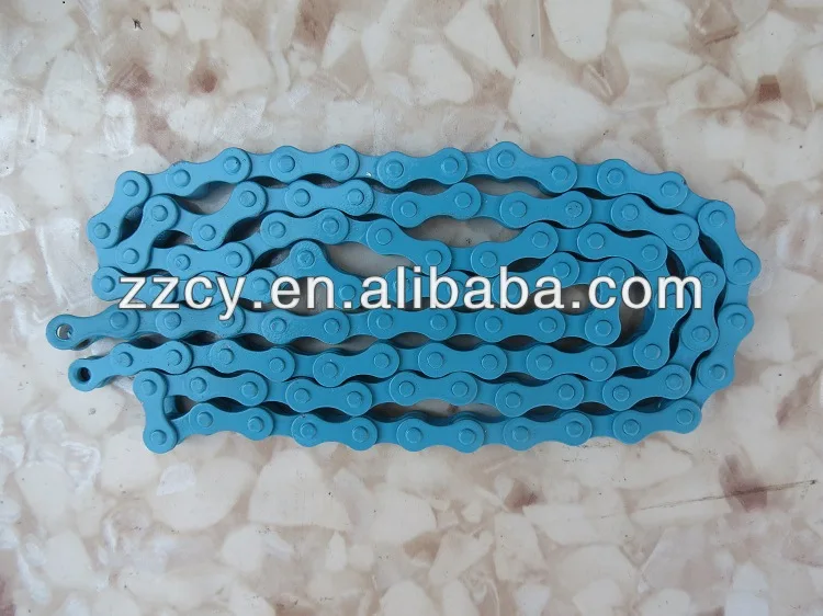 2014 хорошее качество дешевые синие велосипедные цепи от производства велосипедов
