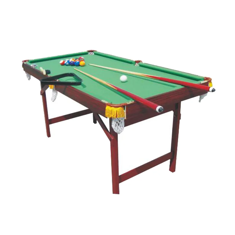 Economic Discount Price 5Ft 6Ft Portable Folding Leg Snooker Billiard Pool Table